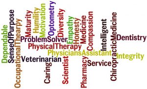 Prehealth careers in a word picture